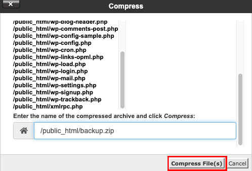 Compress File(s)